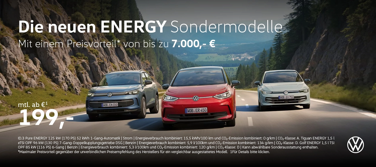VW ENERGY Sondermodelle