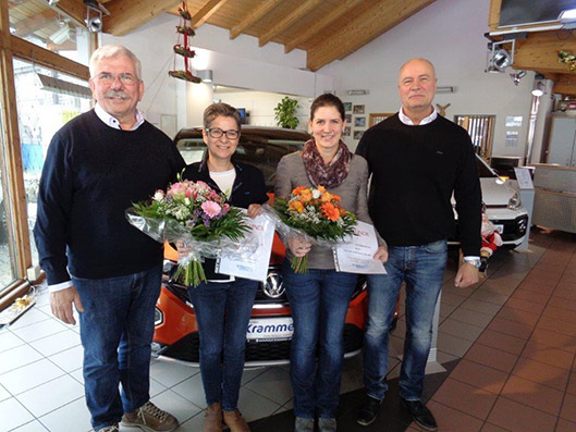 Doppeltes Jubiläum im Autohaus Krammer